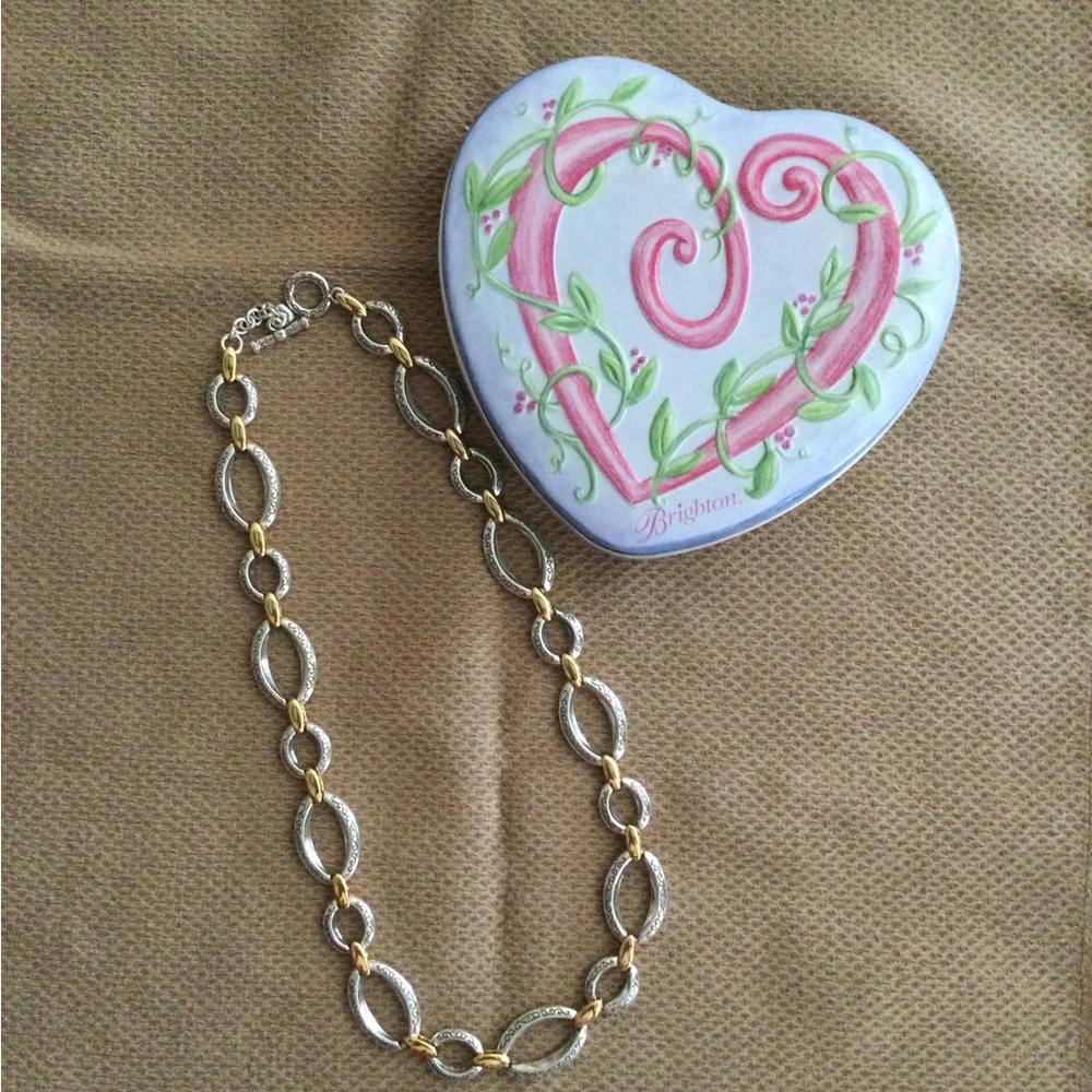 NWOT Brighton Gold and Silver Chain Necklace